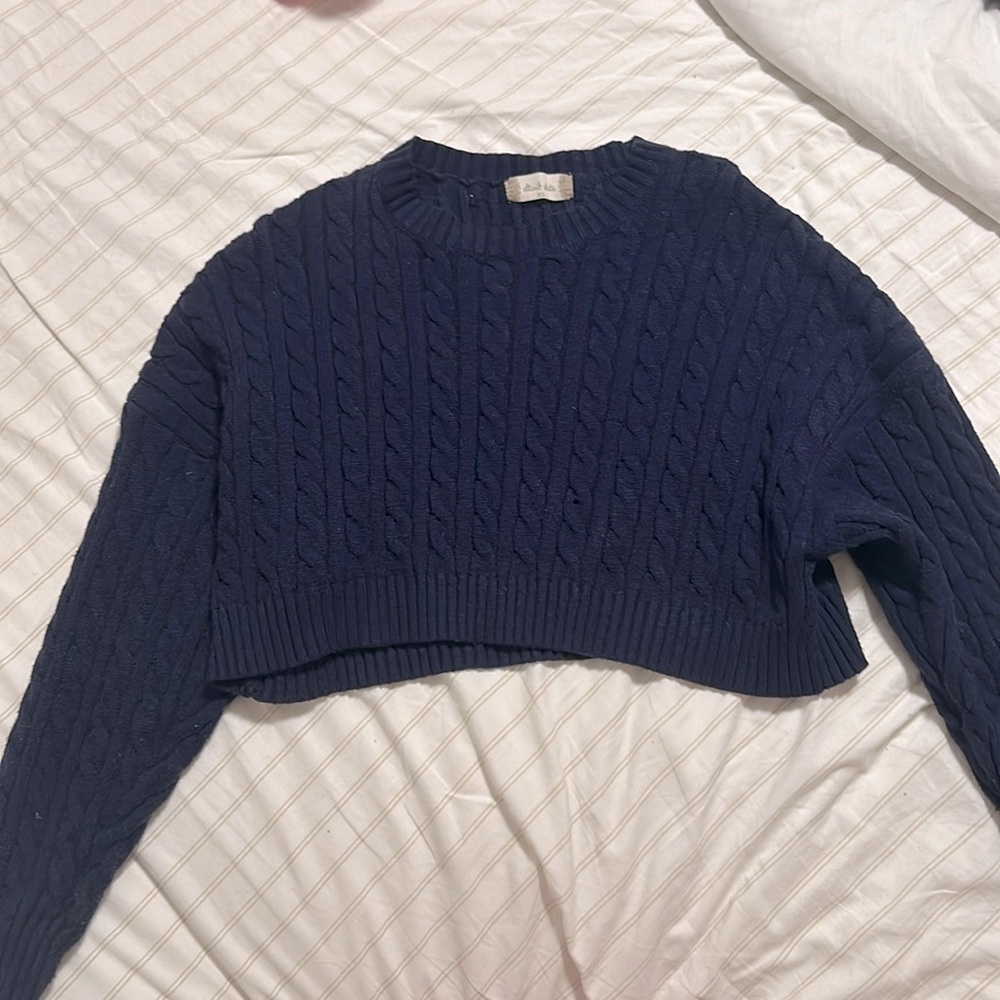 Navy Blue Altar’d State Cropped Sweatshirt.Perfect condition. Worn once or twice